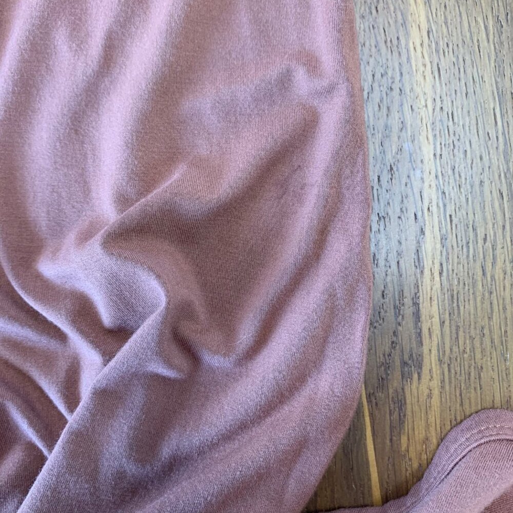 MEBIE BABY 0-3M Brown Infant Knotted Gown 0-3 Bamboo Sleeper Swaddle Nightgown - Picture 7 of 9
